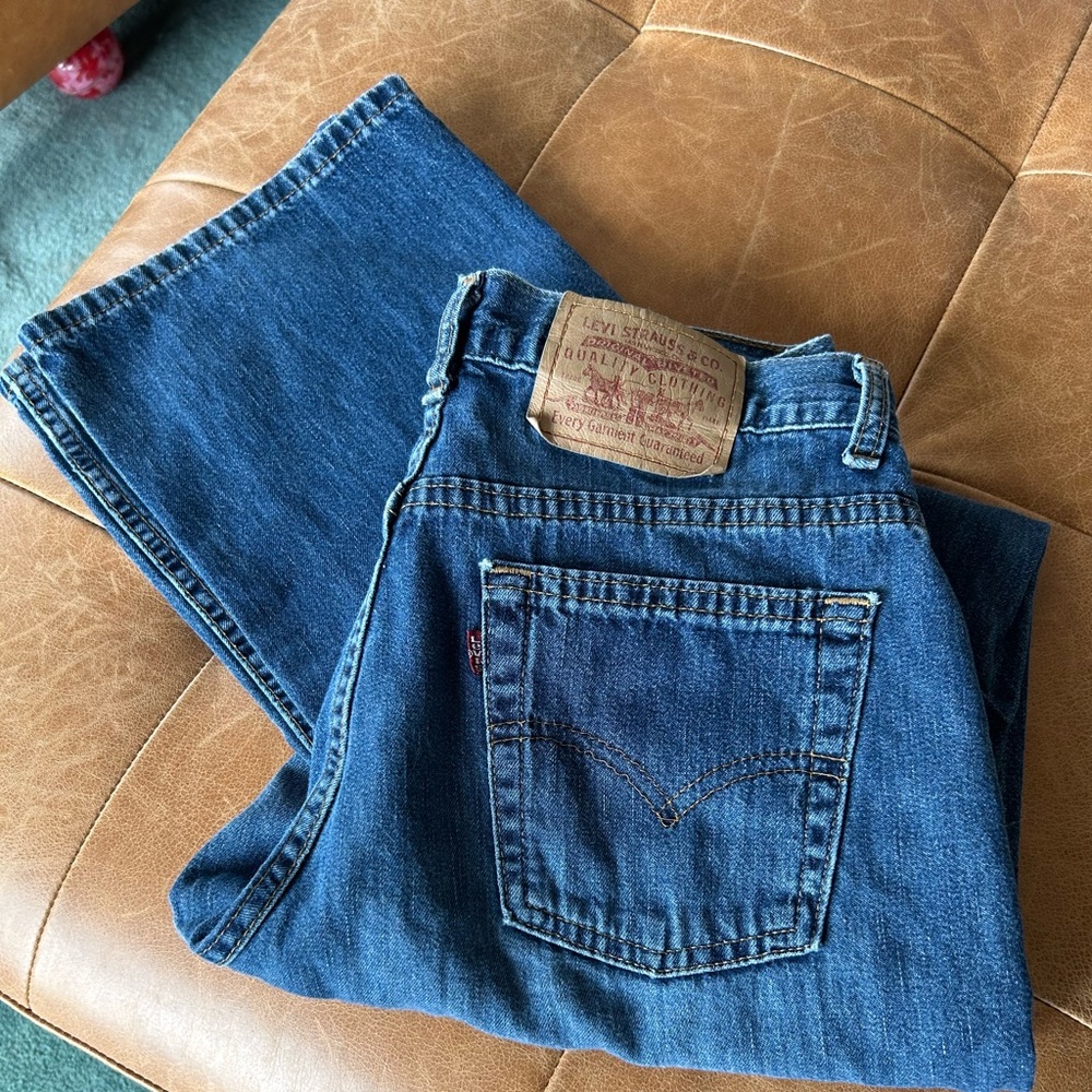 Vintage 516 Levi’s Classic Blue Denim Jeans - size 7  - made in Canada